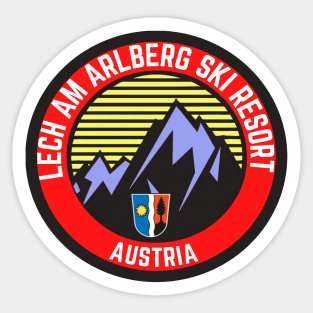 Lech am Arlberg, Austria Sticker